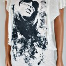 Forever 21 SEXY Rockstar Portrait Jersey Mini Dress M ♥