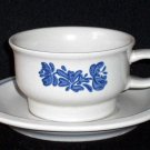 4 PFALTZGRAFF Stoneware YORKTOWNE Cups & Saucers USA