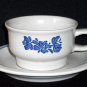 4 PFALTZGRAFF Stoneware YORKTOWNE Cups & Saucers USA