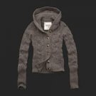 FINAL SALE Authentic Abercrombie Brianna Brown Sweater Jacket Size Small