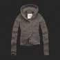 FINAL SALE Authentic Abercrombie Brianna Brown Sweater Jacket Size Small