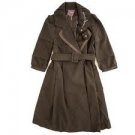 FINAL SALE Novelty Trench Coat with Corsage S