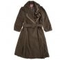 FINAL SALE Novelty Trench Coat with Corsage S