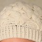 FINAL SALE Free People 100% Cashmere White Crochet Beanie