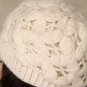 FINAL SALE Free People 100% Cashmere White Crochet Beanie