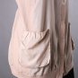 FINAL SALE NEW Cocoa Sheer Snap Button Sleeveless Vest Size Small