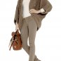 Elizabeth and James $595 Chunky Cocoon Brown Batwing Cardigan XS S