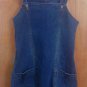 LOT 2 Charcoal Gray Denim Dress Blue Denim Suspender Dress 2