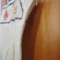 Ivory Lace Embroidered Strap A-line Dress Small