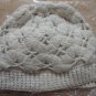 FINAL SALE Free People 100% Cashmere White Crochet Beanie