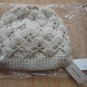 FINAL SALE Free People 100% Cashmere White Crochet Beanie
