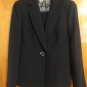 Tahari Arthur S. Levine Dark Navy Pleated Detail Fashion Pant Suit 4 6