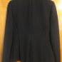 Tahari Arthur S. Levine Dark Navy Pleated Detail Fashion Pant Suit 4 6