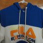 Fila Expedition Applique Colorblock Blue Cream Hoodie S