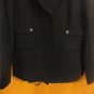 Tahari Arthur S. Levine Pinstriped Black Gray Fashion Pant Suit Petite 4P