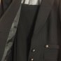 Tahari Arthur S. Levine Pinstriped Black Gray Fashion Pant Suit Petite 4P