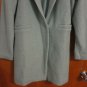 Pastel Mint Green Cocoon Nubby Textured Coat S