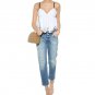APC $575 Luna Half Moon Beige Fonce Patent Leather Chain Shoulder Bag