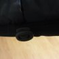 Color People Asymmetrical Oversized Quilted Black Hooded Puffer Coat S M