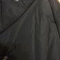 Color People Asymmetrical Oversized Quilted Black Hooded Puffer Coat S M