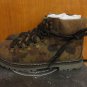 Coolway Buster Floral Camel Brown Suede Lace Up Ankle Boots 40 9 9.5