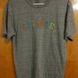 Lot 2 Altru Apparel Green Gray Printed Graphic Cotton T-shirts Medium