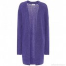 Acne Studios Raya Short Fuzzy Violet Purple Mohair Open Sweater Cardigan XS