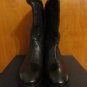 Paul Smith $700 Italy Minimalist Scuba Brown Leather Buckle Moto Biker Boots 9