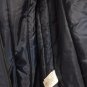 Noisy May Faux Leather Trim Fur Hooded Navy Blue Padded Parka Coat S