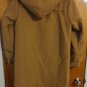 Long Woolen Camel Brown Hooded Toggle Duffle Coat S