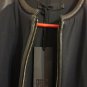 Francis Leon Mix Media Quilted Black Leather Owens Ann Moto Biker Jacket S