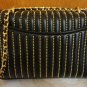 Tory Burch $558 Fleming Star Studded Black Leather Convertible Shoulder Bag