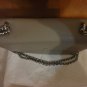 Tory Burch Robinson Convertible French Gray Saffiano Leather Chain Shoulder Bag