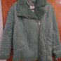 ASOS Faux Suede Shearling Mint Green Oversized Aviator Moto Jacket 4 6