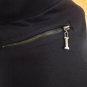 Toxic Toy Skull Print Punk Distressed Black Fleece Sweatpants XS 4