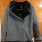 Missguided Asymmetrical Blue Faux Fur Leather Aviator Biker Moto Jacket 4