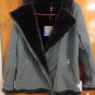 Missguided Asymmetrical Blue Faux Fur Leather Aviator Biker Moto Jacket 4
