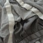 Rare Sacai Luck $450 Contrast Ribbon Heather Gray Jersey Pleated Skort Shorts M