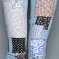 Rare Cheap Monday Floral Striped Polka Dot Patchwork Light Wash Skinny Jeans 24