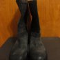 Fruit Italy Skull Studded Buckle Plein Charcoal Gray Suede Boots 39 9 APC
