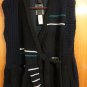 RARE Marc Marc Jacobs $368 Multicolor Patchwork Merino Wrap Sweater Vest XS S M