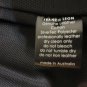Francis Leon Contrast Brown Pebble Leather Navy Fleece Hooded Jacket 4 6 S