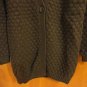 American Vintage Boyfriend Chunky Textured Knit Wool Brown Sweater Cardigan S