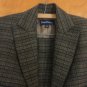 Evan Picone Textured Brown Plaid Office Profesional Skirt Suit 4