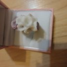 Beautiful Handmade Pastel Purple White Matte Porcelain Ring 6.5