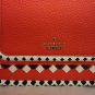 Kate Spade Jasper Crown Street Prickly Pear Red Pebbled Leather Crossbody Bag