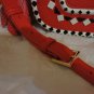 Kate Spade Jasper Crown Street Prickly Pear Red Pebbled Leather Crossbody Bag