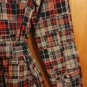 Fab Boys by Band of Outsiders $888 Balmacaan Madras Patchwork Trench 1 S
