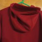 Sisley Red Oversized Cocoon Wool Hooded Duffle Toggle Coat 6
