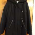 Surface to Air Cocoon Oversized Navy Blue Wool Cashmere Hooded Coat 38 M APC